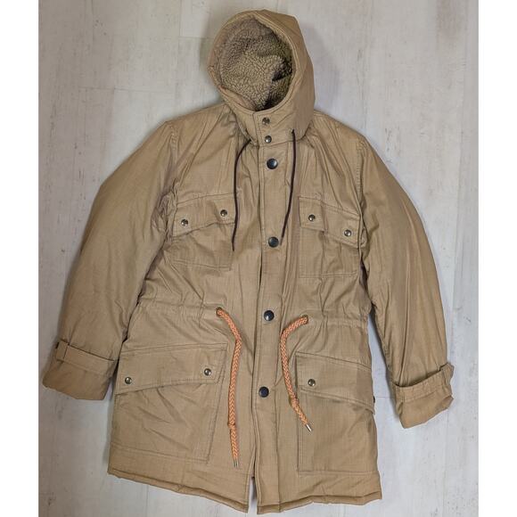 Vintage Mens Field & Stream Insulated Gordon Ferguson Chore Coat Hood Quilted 40 - Picture 5 of 16